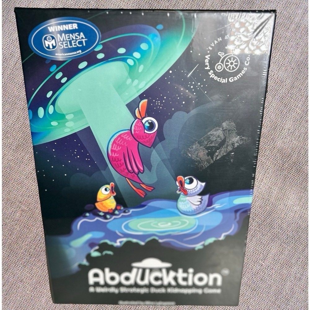 Very Special Games Abducktion Board Game Black Strategic Duck Kidnapping